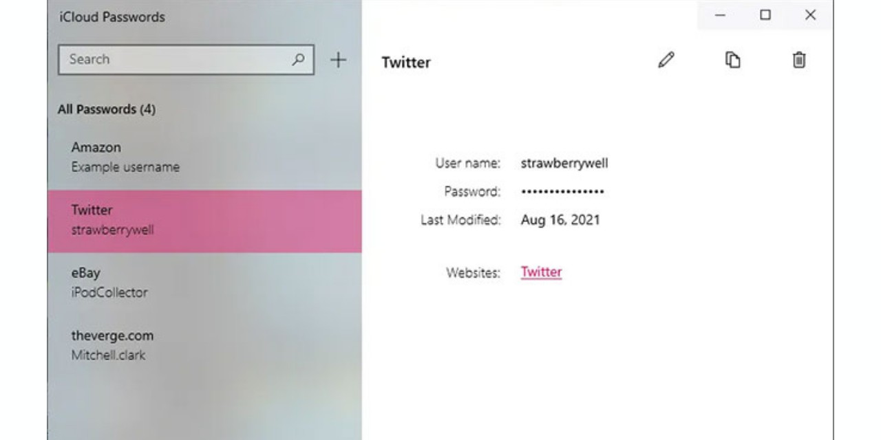 Apple, iCloud Keychain Password Manager Uygulaması ile Windows için iCloud 12.5'i Yayınladı