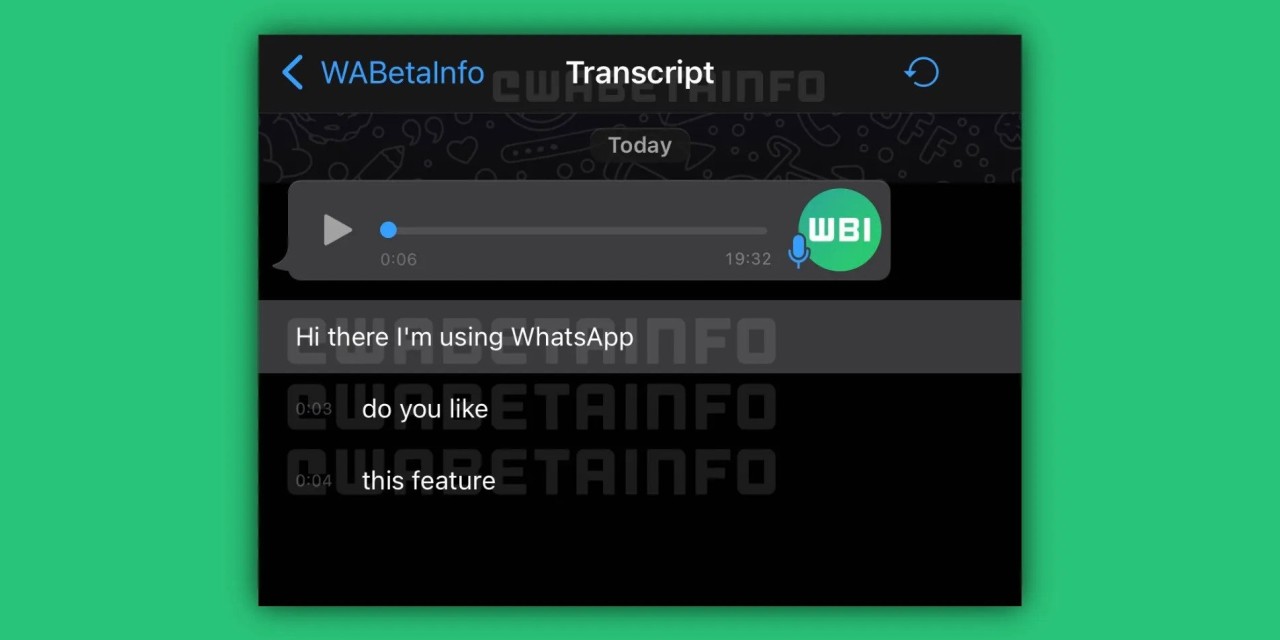 WhatsApp iOS İçin Sesli Mesaj'ı Yazıya Dnüştürme Özelliği Ekleyecek