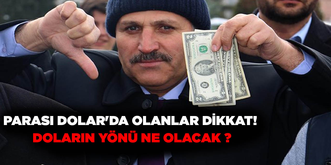 Parası Dolar'da olanlar dikkat! Dolarda Kritik seviyeye gelindi