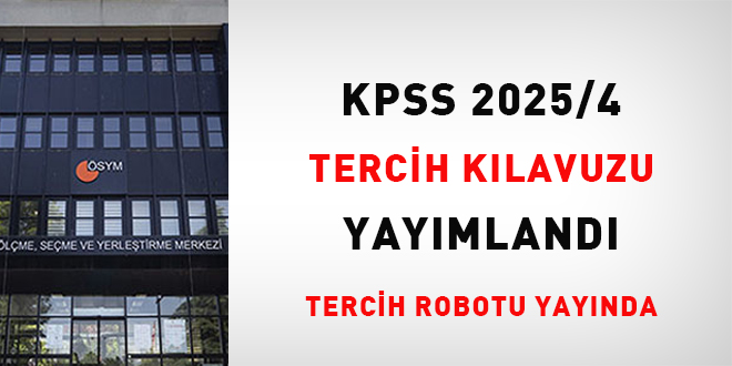 Sağlık Bakanlığı KPSS-2025/4 Tercih Dönemi Başladı