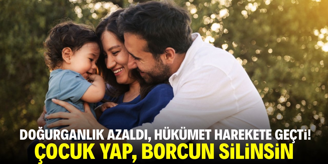 Ak parti den nufus artırma hamlesi"Çocuk Yapana Borç Affı: Hükümetten Nüfus Desteği Hamlesi!"