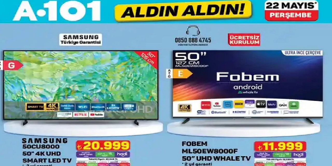A101 Aktüel Ürünler Kataloğu Yayınlandı! 22 Mayıs 2025 Aktüel Ürünler Kataloğunda Flaş Kampanyalarda Yok Yok…