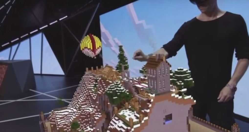 minecraft,hololens