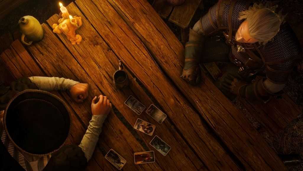 The Witcher 3'de savaşmak yerine Gwent oynayın