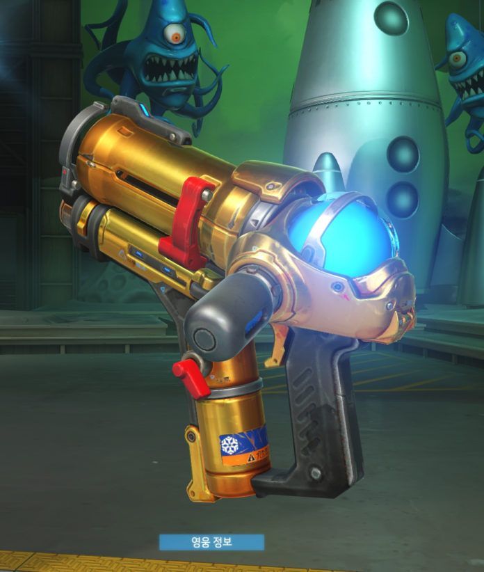 overwatch mei endothermic blaster golden guns