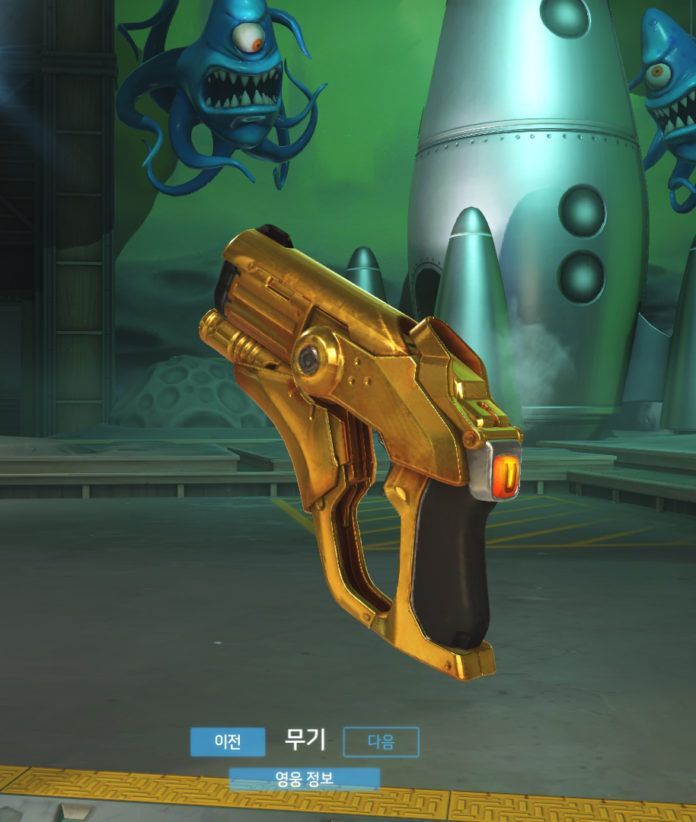 overwatch mercy caduceus blaster golden guns