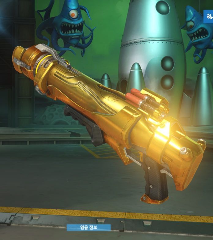 overwatch pharah rocket launcher golden guns