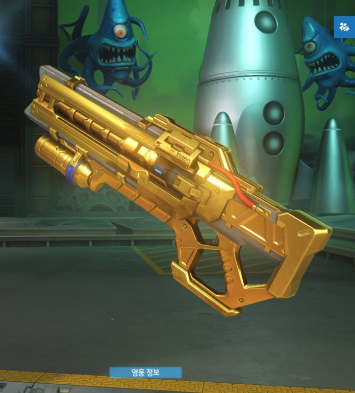 overwatch soldier 76 heavy pulse rifle golden guns