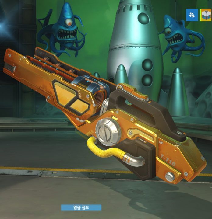 overwatch winston tesla cannon golden guns