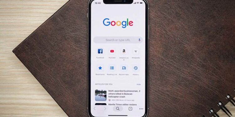 iPhone Google Chrome